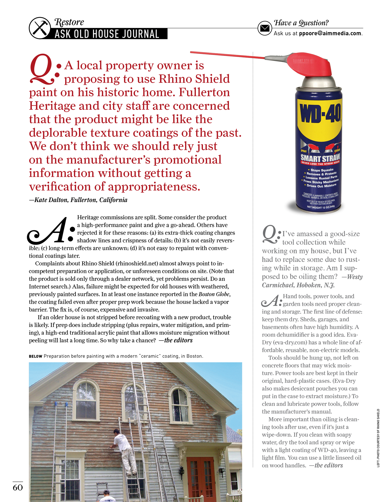 Ask Old House Journal by Megan Hillman Donovan