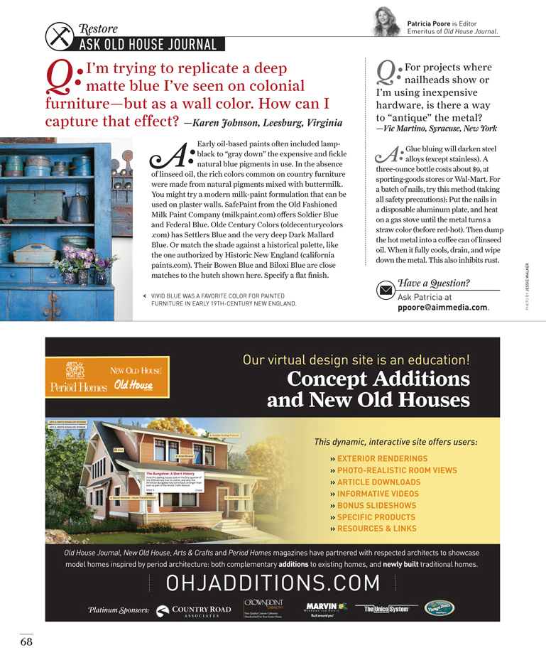 Ask Old House Journal by Megan Hillman Donovan