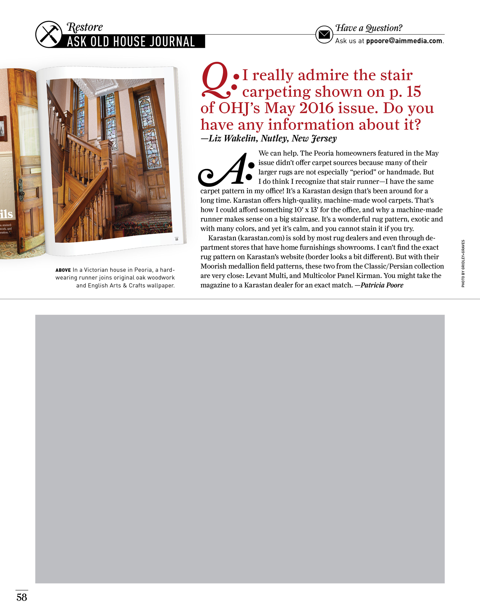 Ask Old House Journal by Megan Hillman Donovan