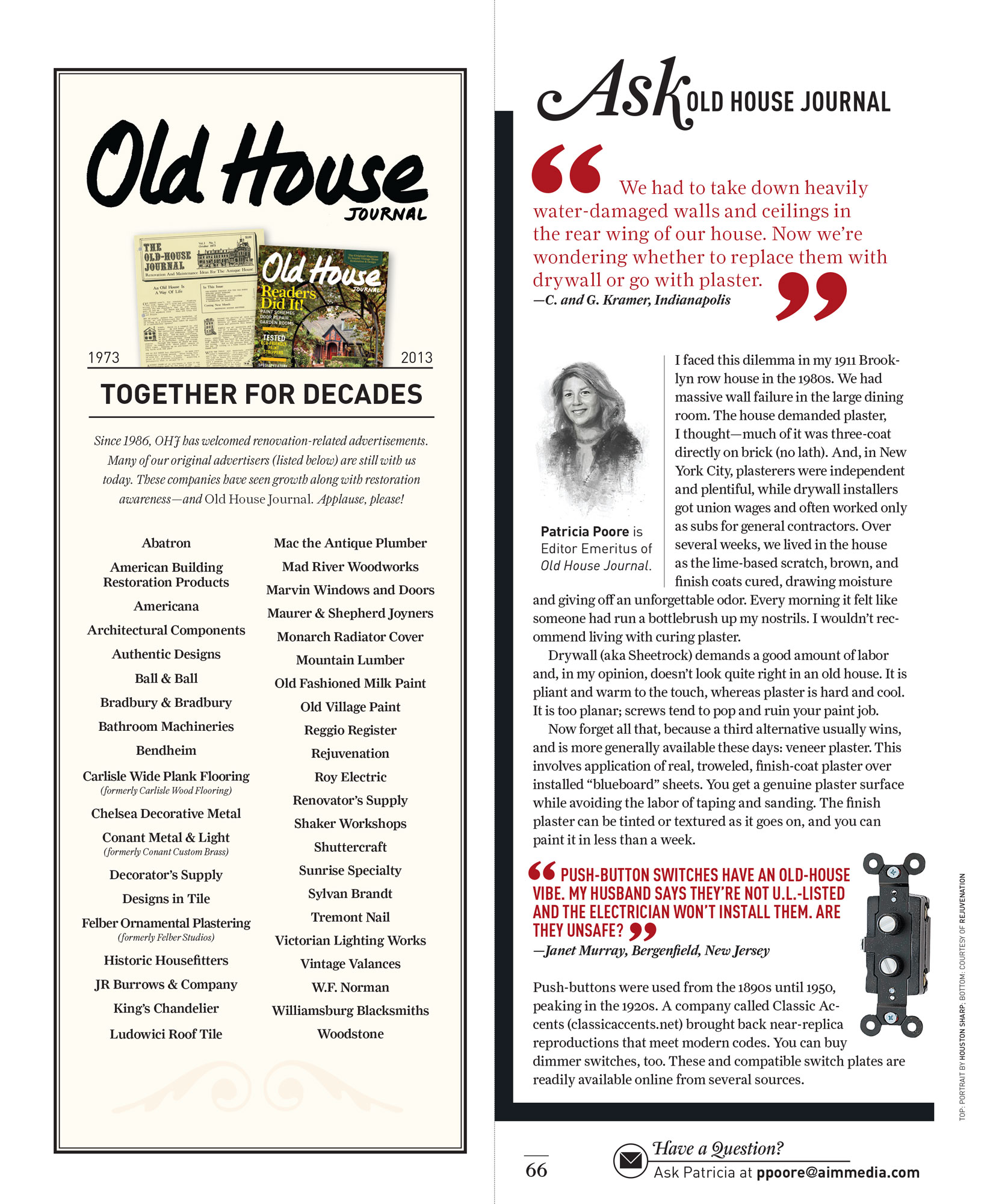 Ask Old House Journal by Megan Hillman Donovan