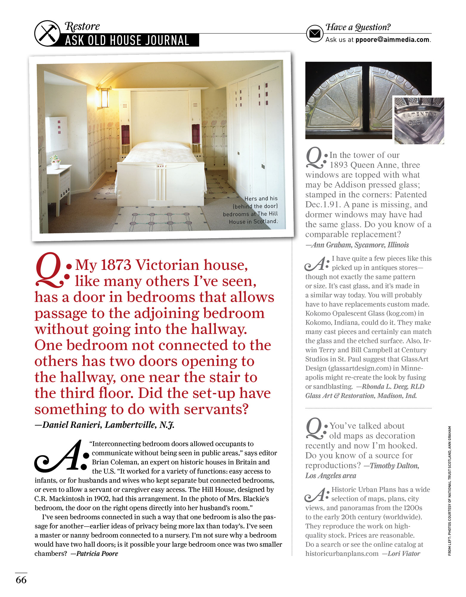 Ask Old House Journal by Megan Hillman Donovan