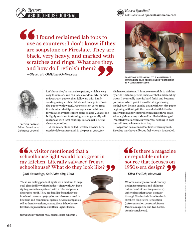 Ask Old House Journal by Megan Hillman Donovan