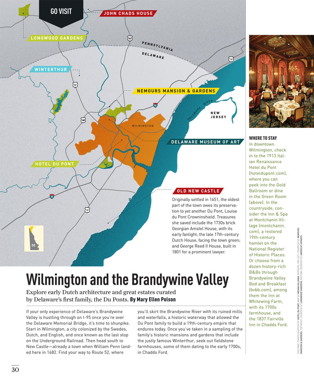 Wilmington and the Brandywine Valley Map by Megan Hillman Donovan
