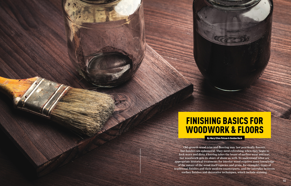 Finishing Basics for Woodwork & Floors by Megan Hillman Donovan