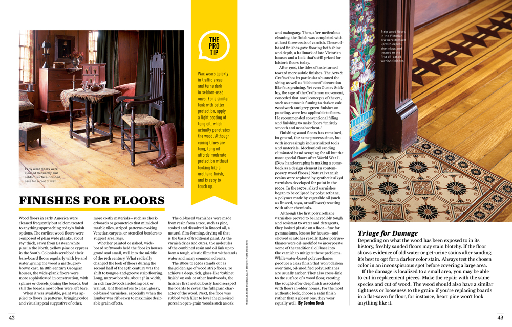 Finishing Basics for Woodwork & Floors by Megan Hillman Donovan