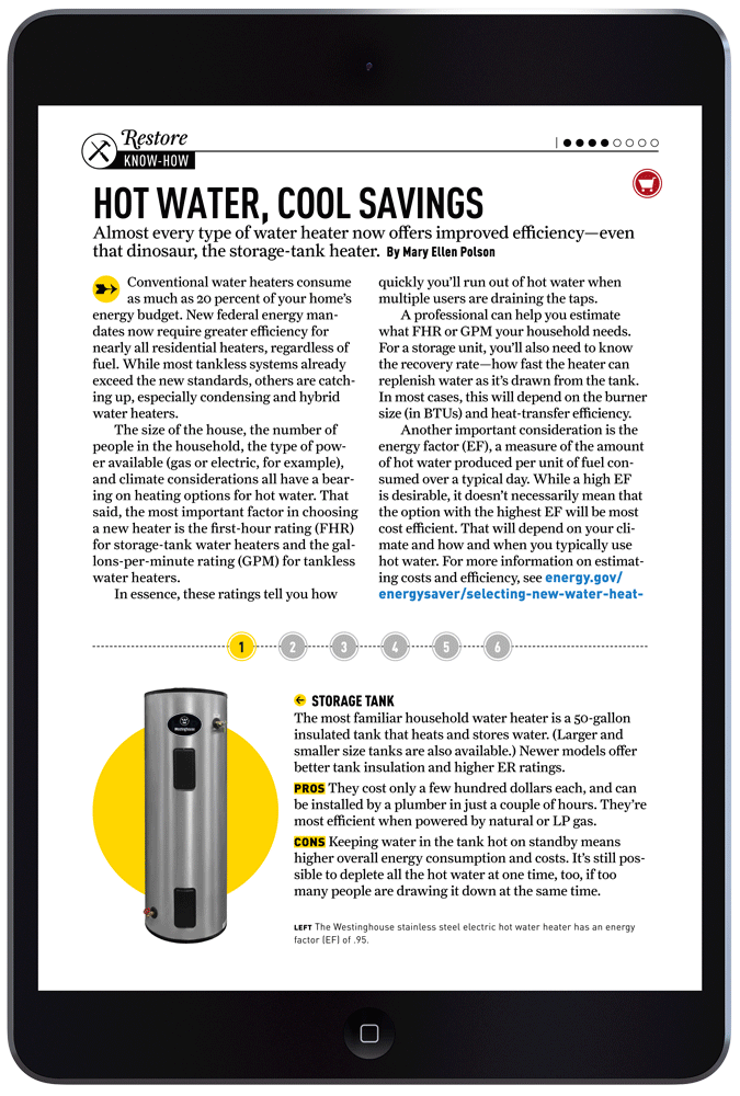 Hot Water, Cool Savings by Megan Hillman Donovan