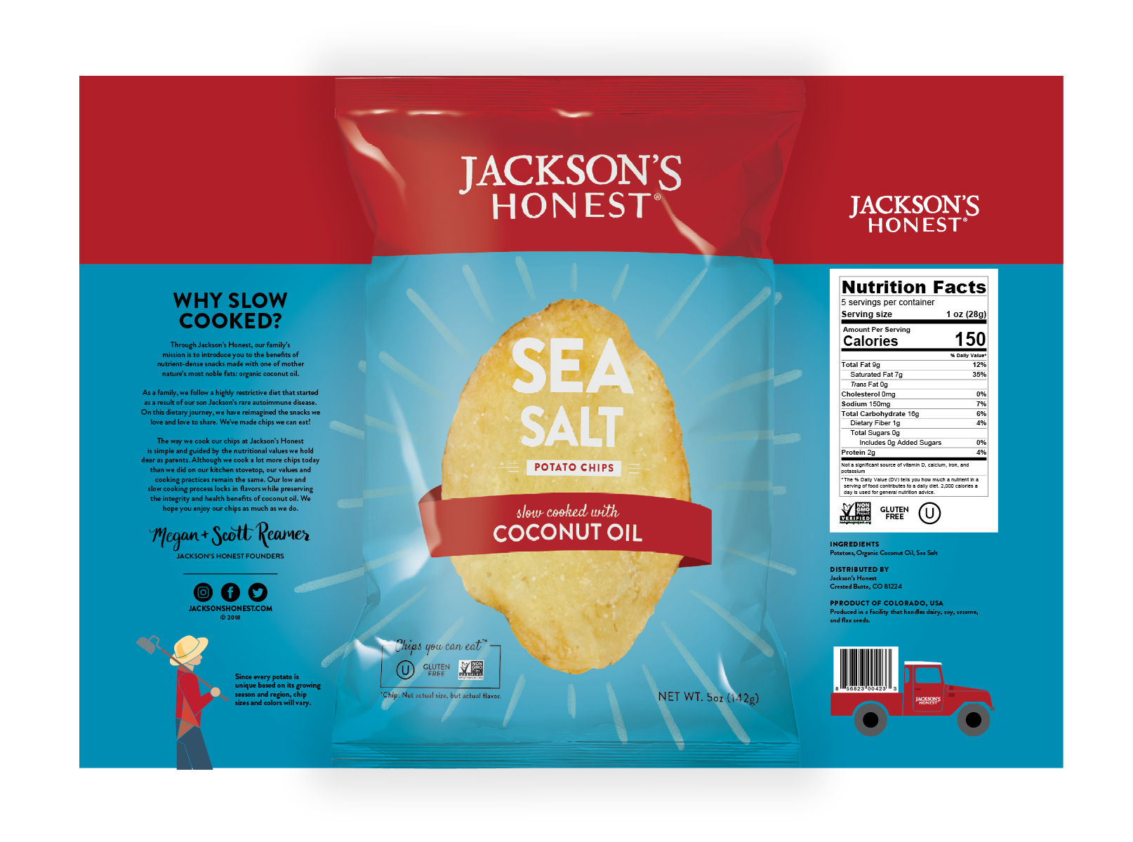 Jackson's Honest Packaging by Megan Hillman Donovan
