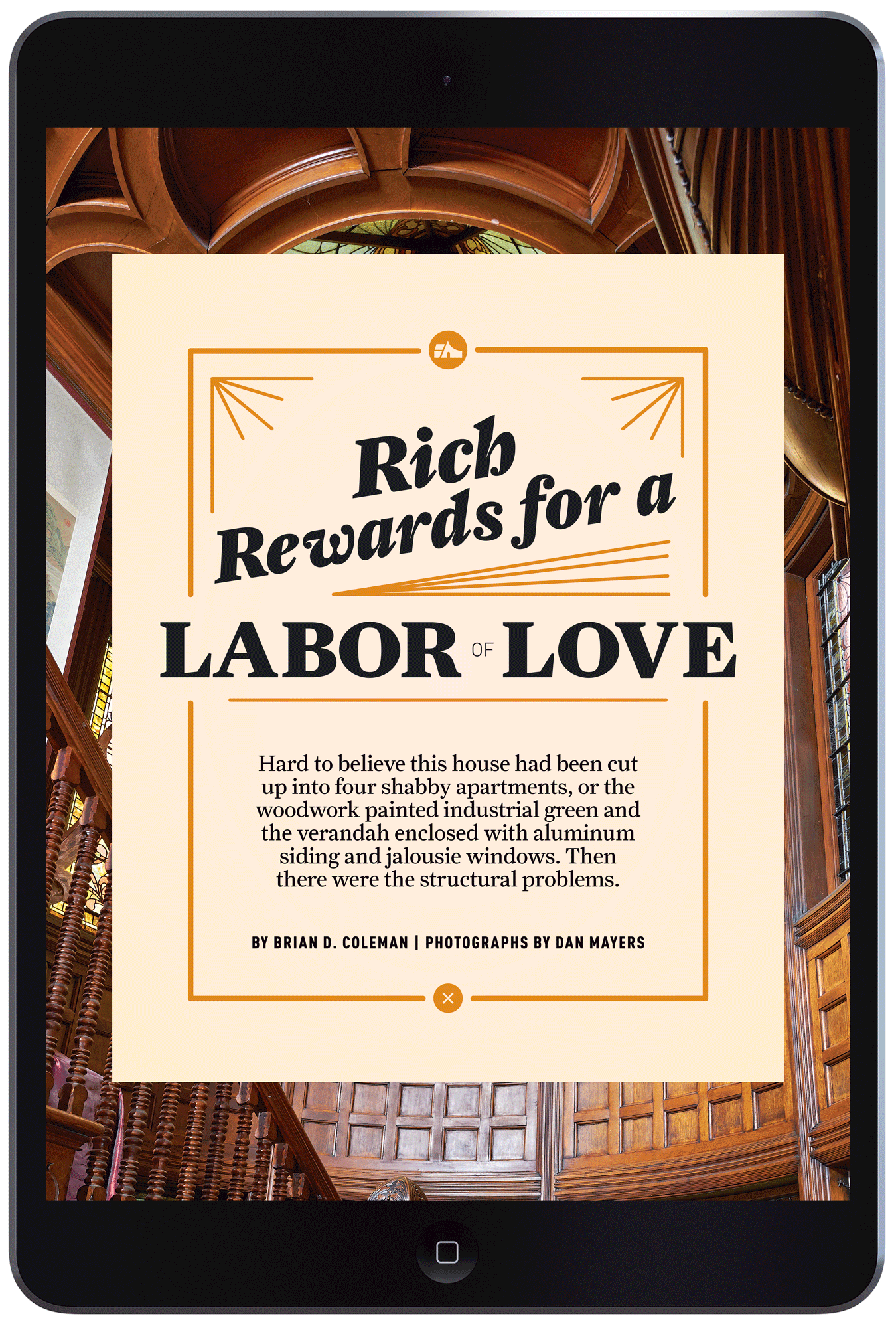 Rich Rewards for a Labor of Love by Megan Hillman Donovan