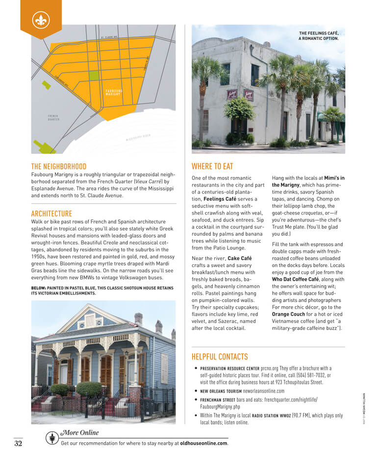 Faubourg Marigny in New Orleans by Megan Hillman Donovan