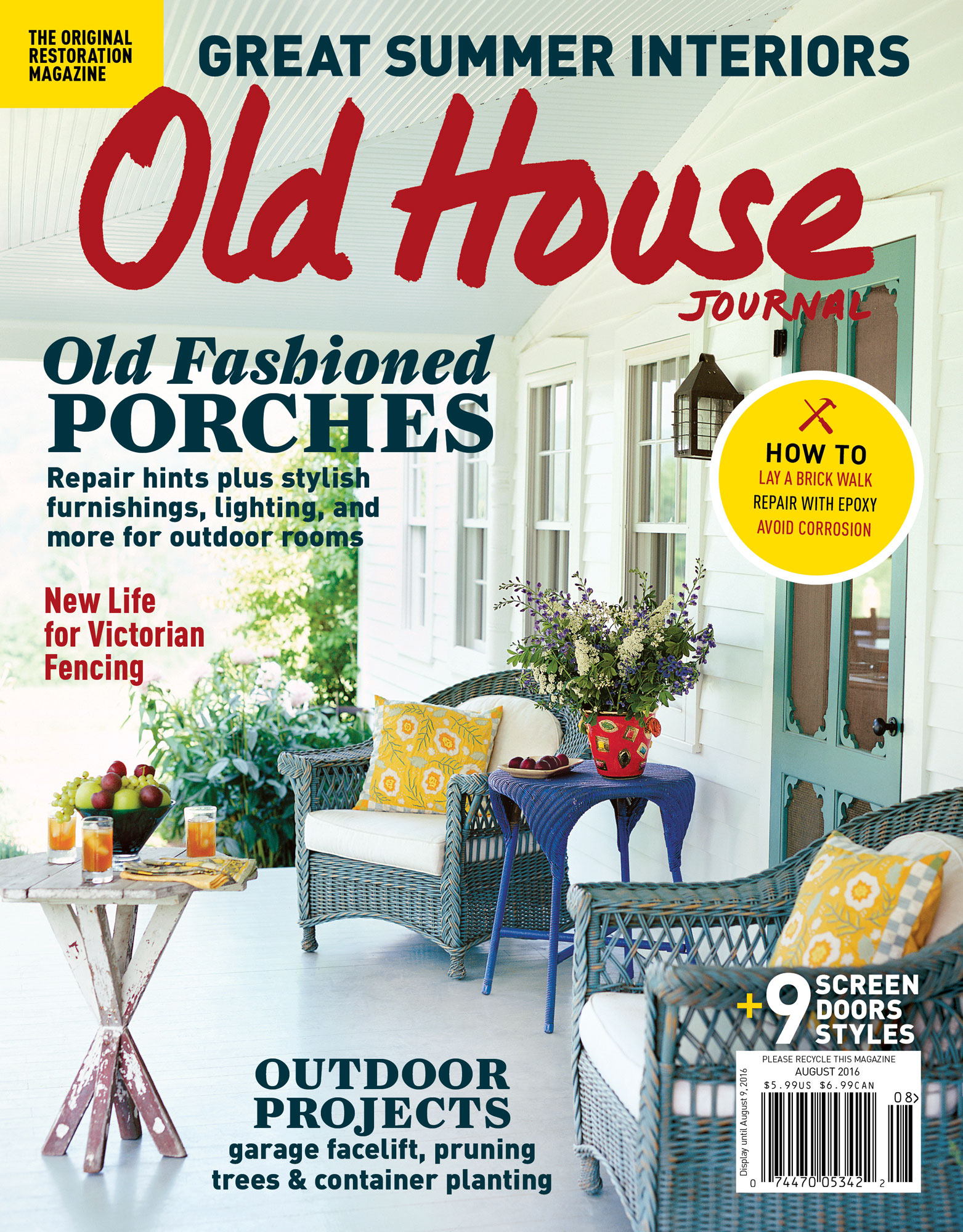Old House Journal Covers by Megan Hillman Donovan