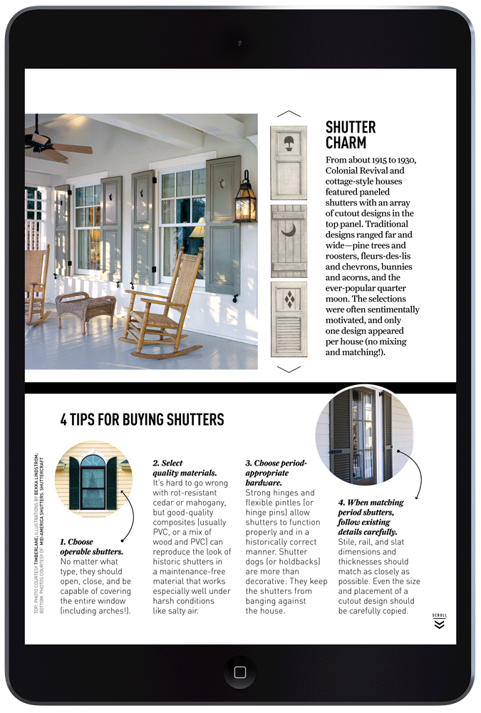 Open Up to Shutters by Megan Hillman Donovan