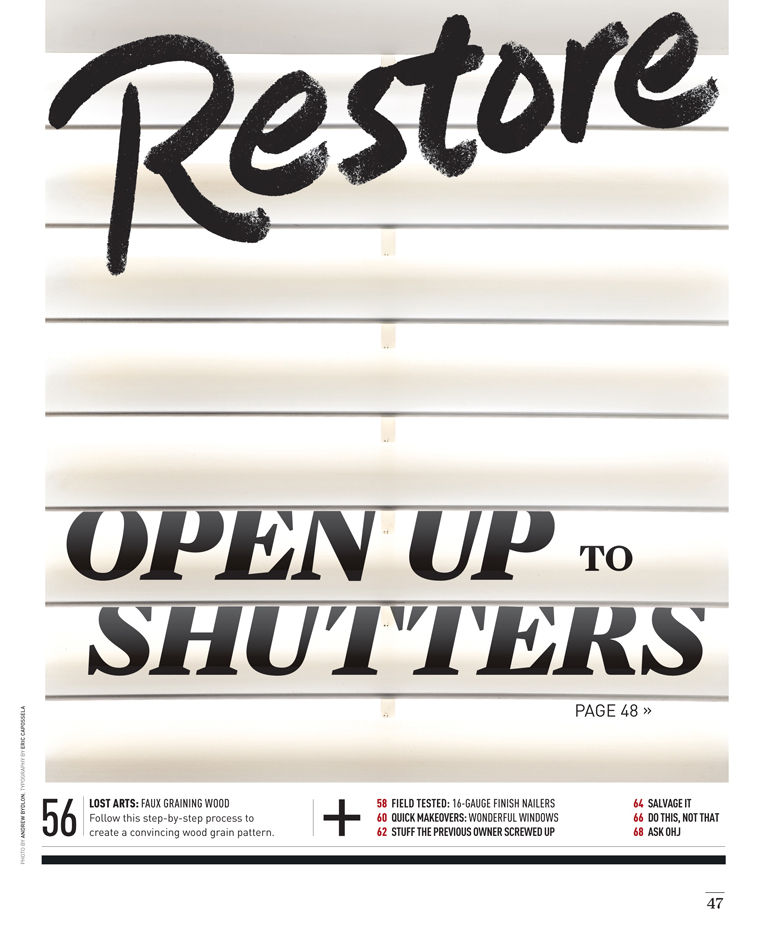 Restore Opener by Megan Hillman Donovan