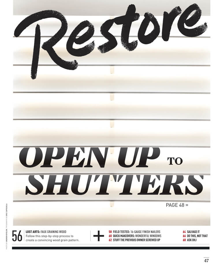 Open Up to Shutters by Megan Hillman Donovan