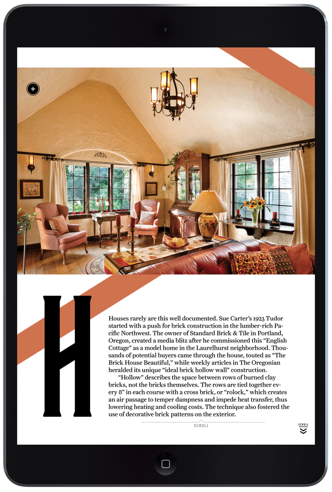Textbook Tudor Tablet Design by Megan Hillman Donovan