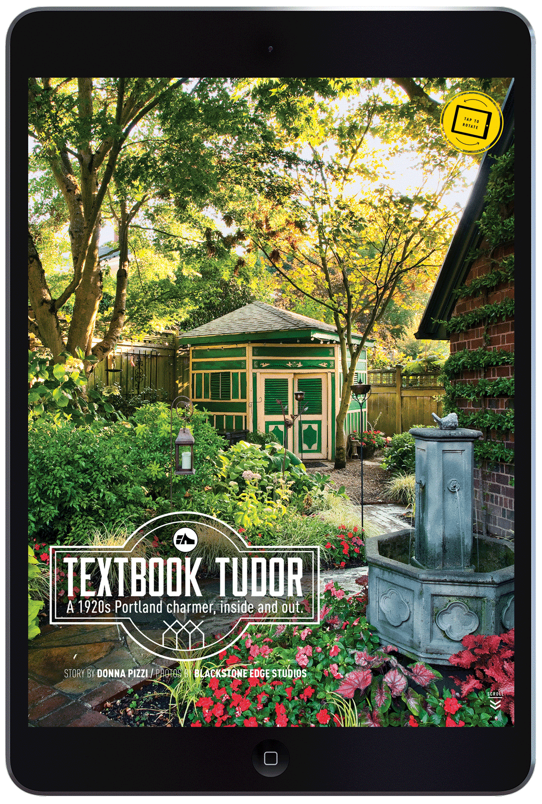 Textbook Tudor Tablet Design by Megan Hillman Donovan